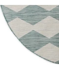 Nourison Positano Aqua POS04 10ft. Round Rug