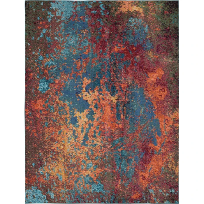 Nourison Celestial Area Rug CES08-Atlantic