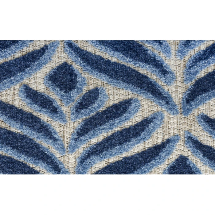 Nourison Aloha Blue ALH35 7’10” Round Rug