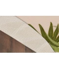 Nourison Aloha Ivory Green ALH40 5 ft. 3 in. Round Rug