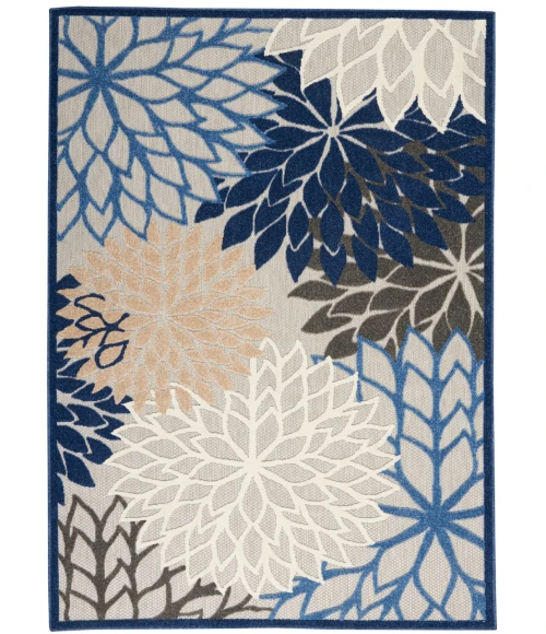 Nourison Aloha Area Rug ALH05-Blue/Multicolor