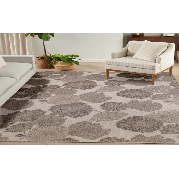 Nourison Garden Oasis Natural GOA04 9 ft. X 12 ft. Rectangle Rug