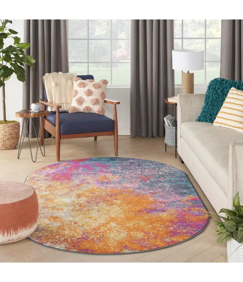 Nourison Passion Area Rug PSN10 Sunburst