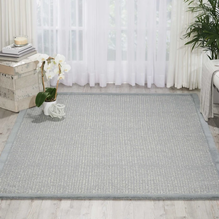 kathy ireland Home River Brook Area Rug KI809-Light Blue/Ivory