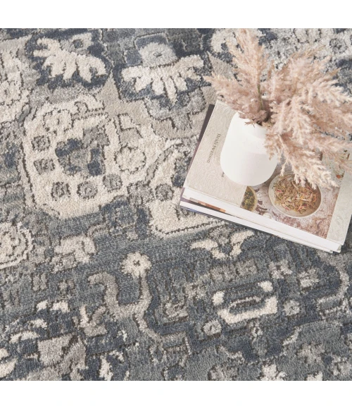 Nourison Quarry Grey/Ivory QUA07 7 ft. X 10 ft. Rect. Rug