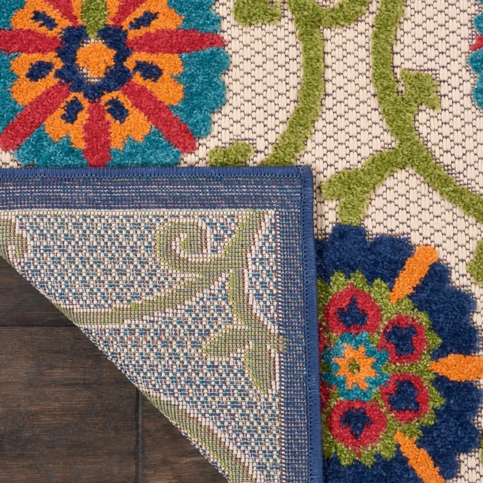 Nourison Aloha Area Rug ALH19-Blue/Multicolor