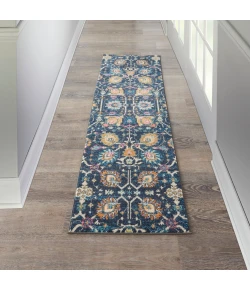 Nourison Home Passion PSN01 Navy 2 ft. 2 in. X 7 ft. 6 in. Area Rug