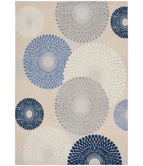 Nourison Aloha Area Rug ALH29 Blue/Grey