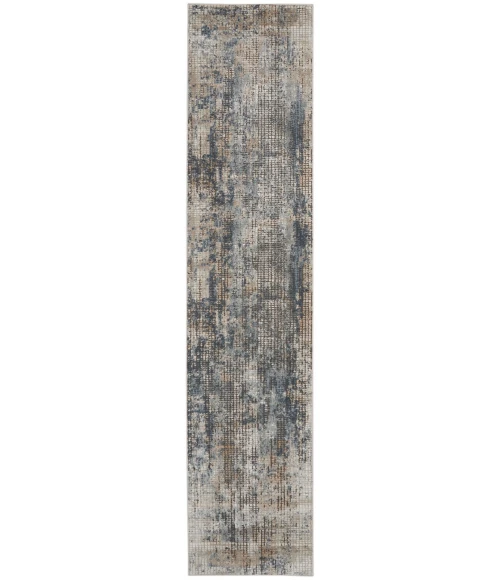 Nourison Quarry Blue Beige QUA02 10 ft. Rect. Rug