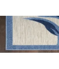 Nourison Aloha Blue Grey ALH33 2 ft. 8 in. X 4 ft. Rectangle Rug