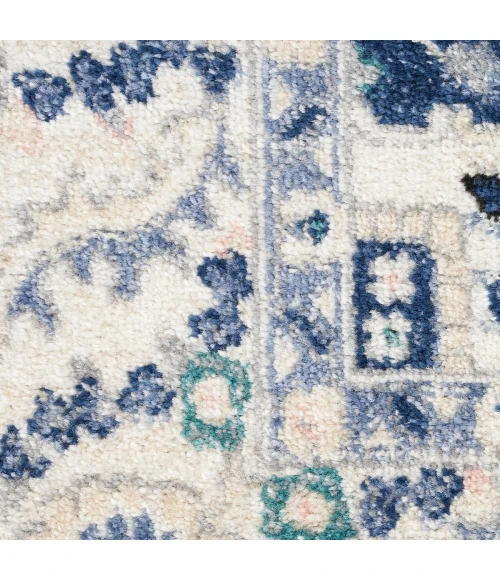 Nourison Passion Area Rug PSN33 Ivory/Grey 5'3" x 7'3"