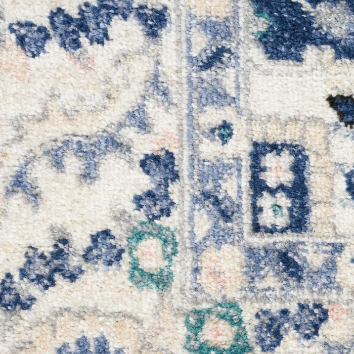 Nourison Passion Area Rug PSN33 Ivory/Grey 5'3" x 7'3"