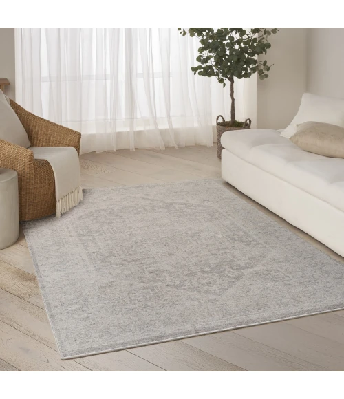DKNY Pure Shades Grey SAD02 5ft.3in. x 7ft.8in. Rect. Rug