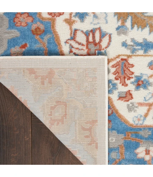 Nourison Elation Area Rug ETN09-Ivory Blue