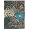 Nourison Home Passion PSN17 Charcoal Blue 3 ft. 9 in. X 5 ft. 9 in. Area Rug