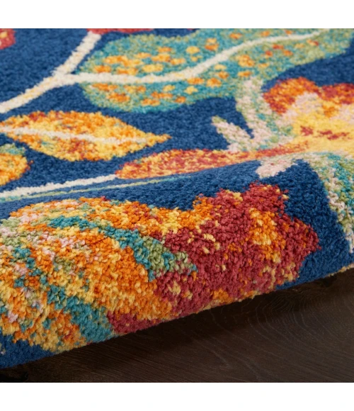 Nourison Allur Area Rug ALR09-Navy Multicolor
