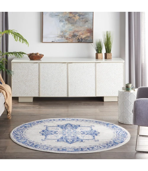 Nourison Whimsicle Area Rug WHS03-Ivory Blue