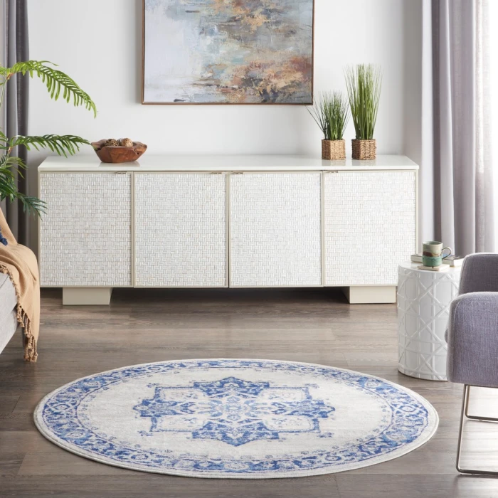 Nourison Whimsicle Area Rug WHS03-Ivory Blue