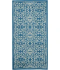 Nourison Jubilant Runner Area Rug JUB06-Ivory/Blue