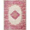 Nourison Home Passion PSN03 Ivory/Fuchsia 9 ft. X 12 ft. Area Rug