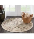 Nourison Home Walden Ivory WAL03 3ft.9in. x Round Round Rug