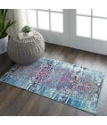 Nourison Vintage Kashan Area Rug VKA02-Blue