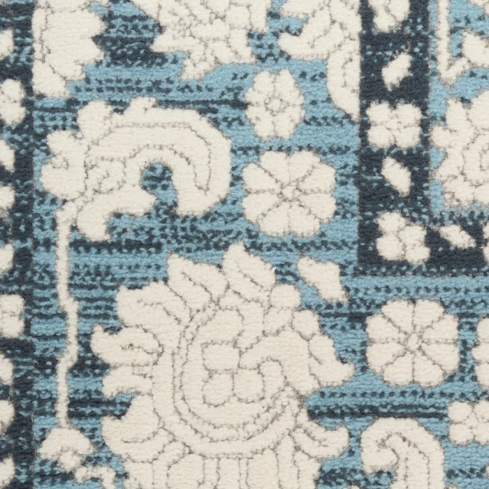 Nourison Grace Blue GCE01 5 ft. 3 in. X 7 ft. 3 in. Rect. Rug