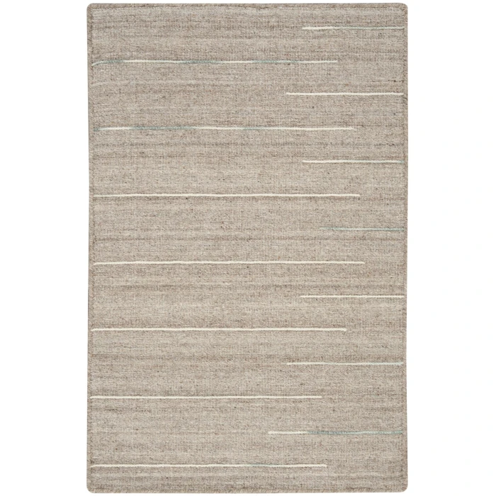 Nourison Interweave Grey IWV01 2 ft. X 3 ft. Rect. Rug