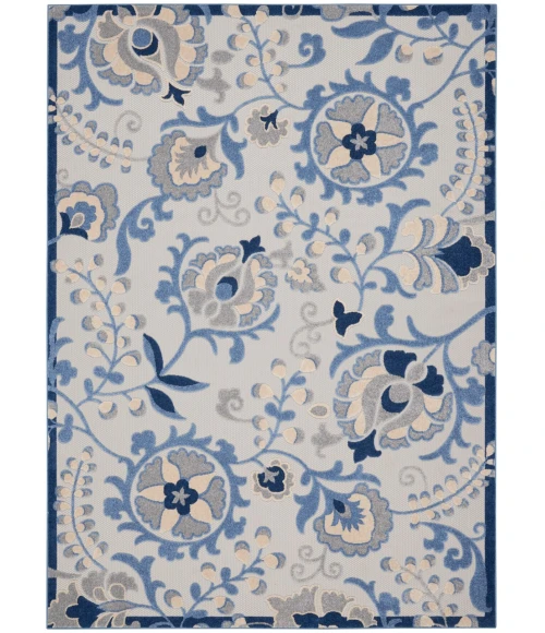 Nourison Aloha Area Rug ALH17-Blue/Grey