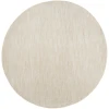 Nourison Home Nourison Essentials NRE01 Ivory Beige 8 ft. Round Area Rug