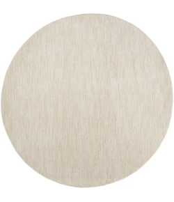 Nourison Home Nourison Essentials NRE01 Ivory Beige 8 ft. Round Area Rug