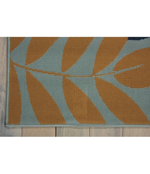 Nourison Home Caribbean Blue CRB06 9ft.3in. x 12ft.9in. Rect. Rug