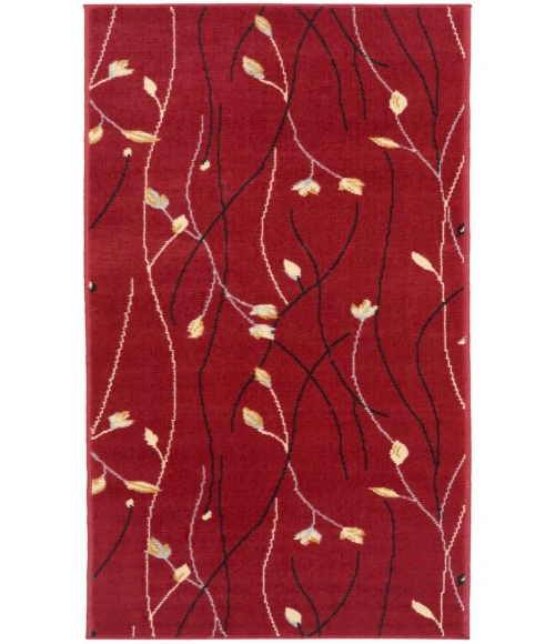 Nourison Grafix Red GRF15 2 ft. X 6 ft. Rectangle Rug