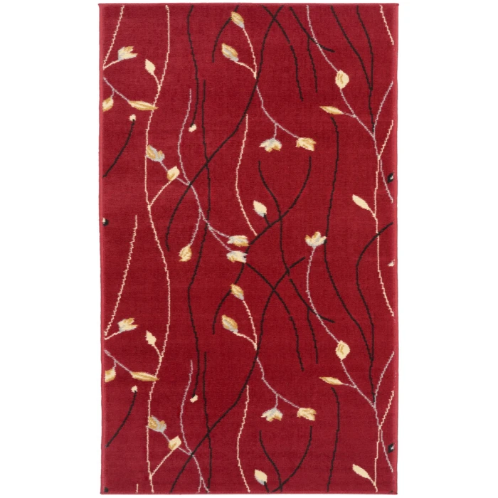 Nourison Grafix Red GRF15 2 ft. X 6 ft. Rectangle Rug