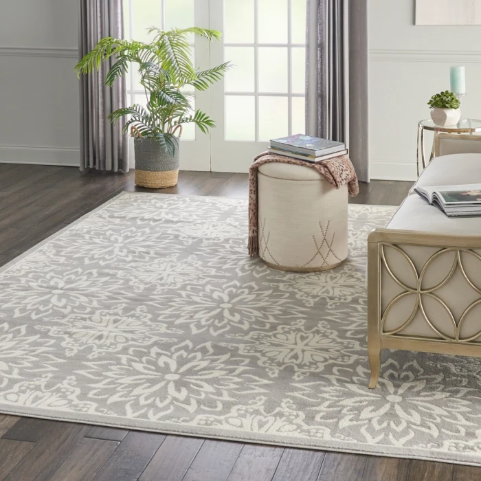 Nourison Jubilant Area Rug JUB06-Ivory/Grey