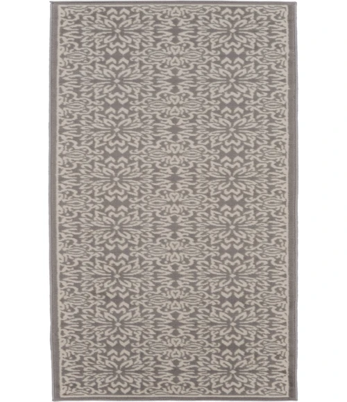 Nourison Jubilant Ivory Grey JUB06 2 ft. X 6 ft. Rectangle Rug