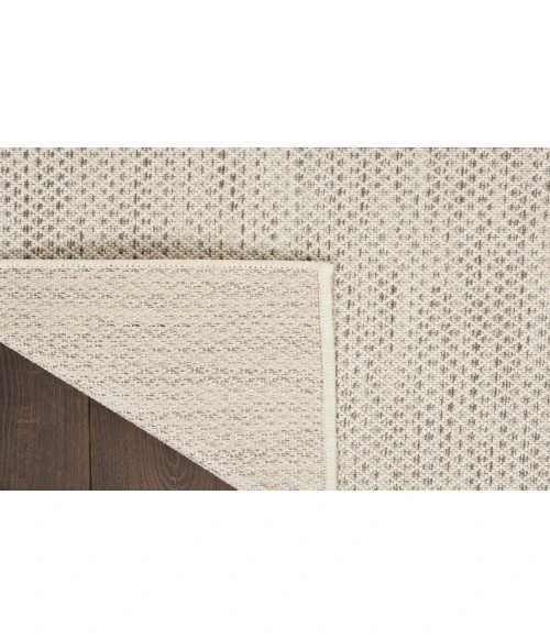 Nourison Courtyard Ivory Silver COU01 10 ft. Square Rug