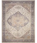 Nourison Vintage Washables Ivory Purple VWS13 9 ft. 10 in. X 13 ft. 2 in. Rect. Rug