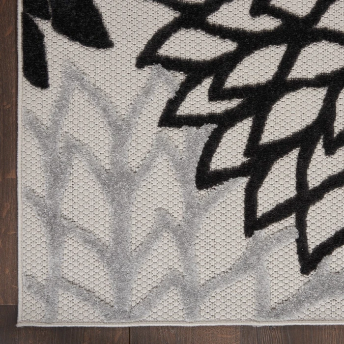 Nourison Aloha Area Rug ALH05-Black White