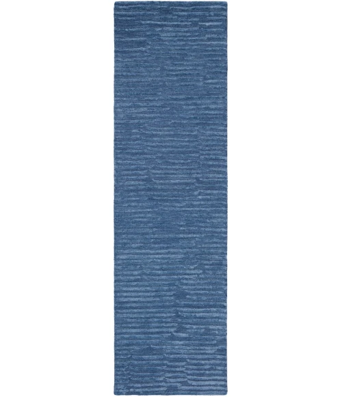 Calvin Klein Linear Area Rug LNR01 Blue