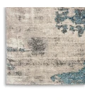 Kathy Ireland American Manor Area Rug AMR04 Ivory Blue