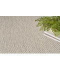 Nourison Courtyard Ivory Silver COU01 10 ft. Round Rug