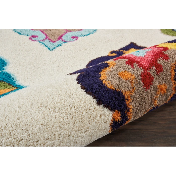 Nourison Home Nomad White NMD06 7ft.10in. x 10ft.6in. Rect. Rug