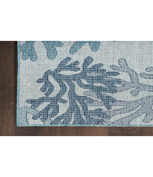 Nourison Garden Oasis Blue GOA05 3 ft. X 5 ft. Rectangle Rug