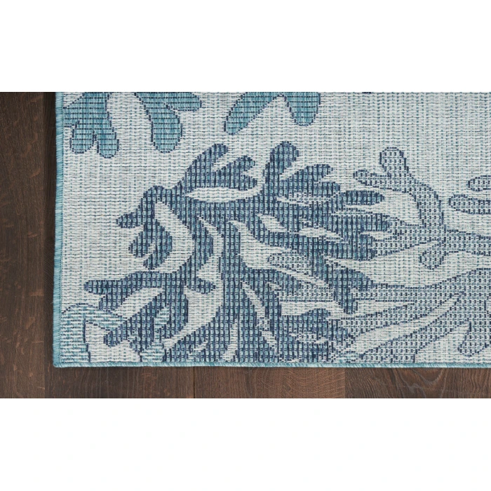 Nourison Garden Oasis Blue GOA05 3 ft. X 5 ft. Rectangle Rug