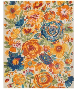 Nourison Home Allur ALR07 Ivory Multicolor 7 ft. 10 in. X 9 ft. 10 in. Area Rug