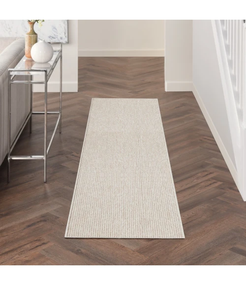 Nourison Natural Texture Ivory Beige NTX01 8 ft. Rect. Rug