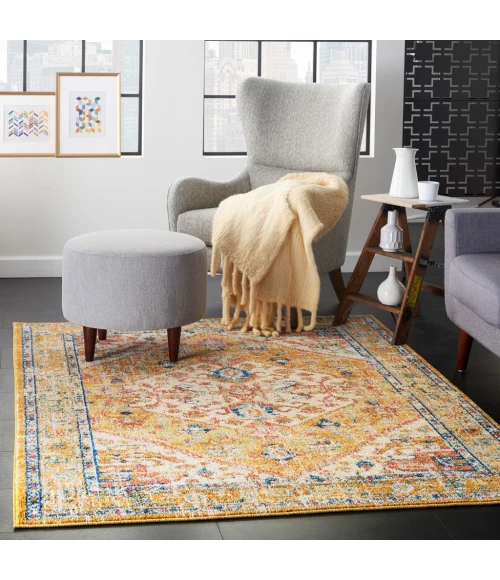Nourison Passion Area Rug PSN23-Ivory/Yellow