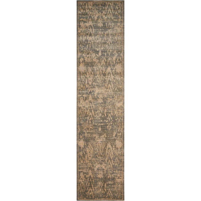 Nourison Silken Allure Runner Area Rug SLK17-Slate