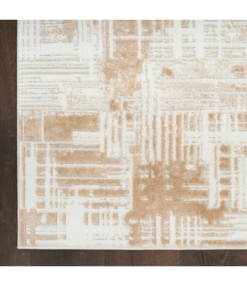 Nourison Dekor Ivory Taupe DEK11 5 ft. 3 in. X 7 ft. Rect. Rug